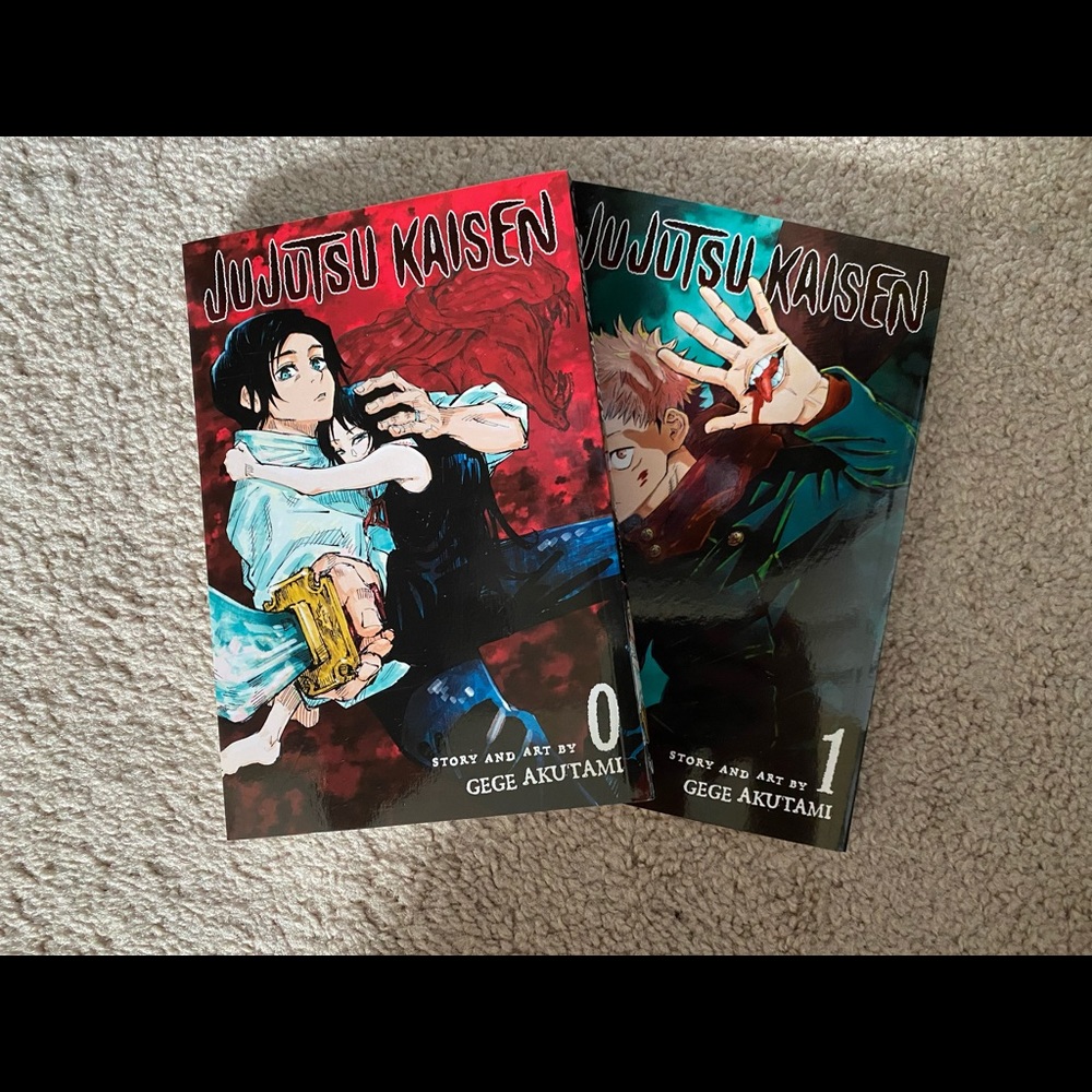Jujutsu Kaisen Manga Books 1 and 2